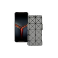 Чохол-книжка з екошкіри для телефону Asus ROG Phone II ZS660KL
