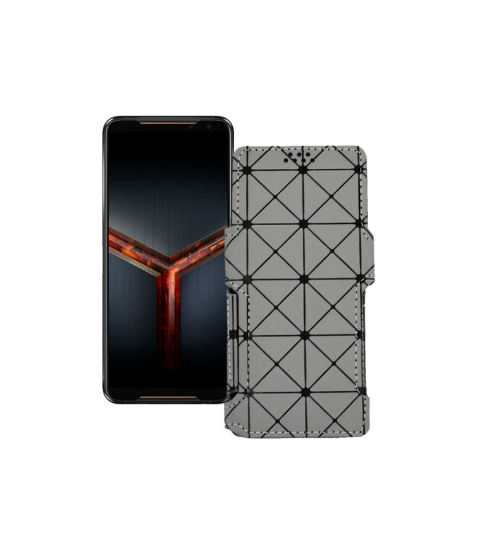 Чохол-книжка з екошкіри для телефону Asus ROG Phone II ZS660KL