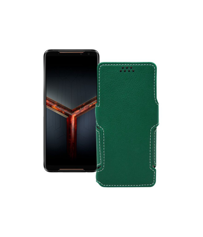 Чохол-книжка з екошкіри для телефону Asus ROG Phone II ZS660KL