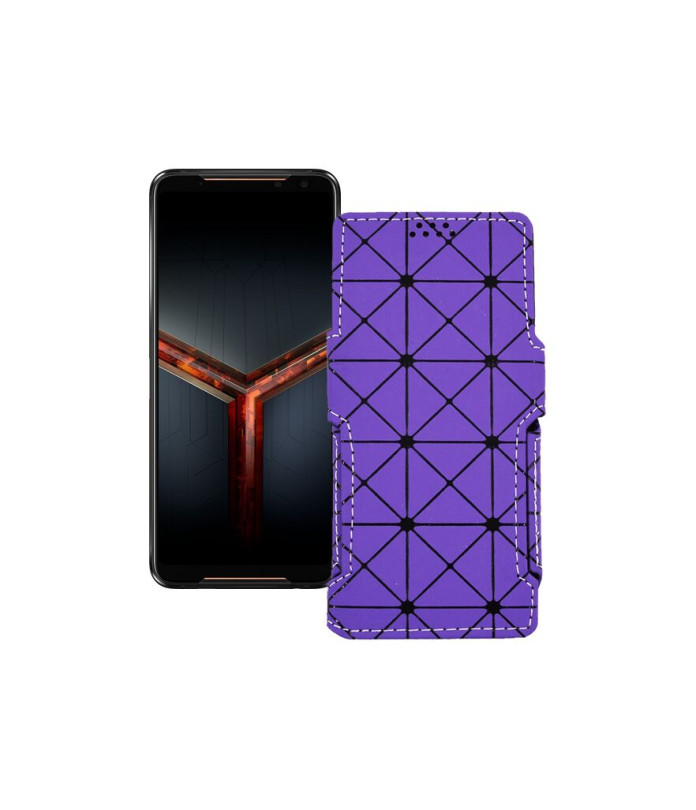 Чохол-книжка з екошкіри для телефону Asus ROG Phone II ZS660KL