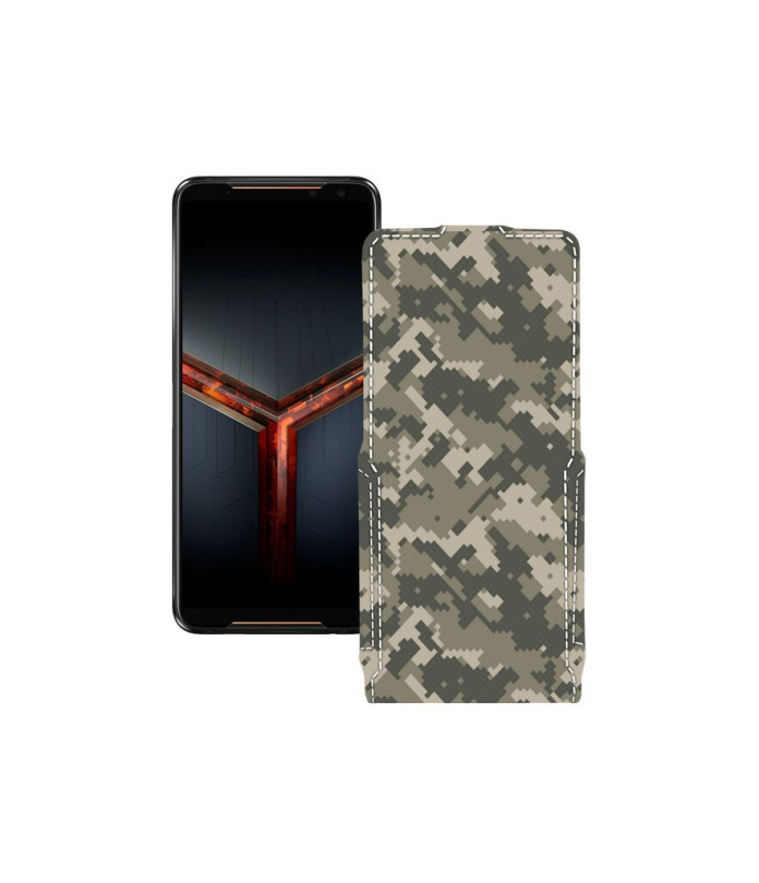 Чохол-флип з екошкіри для телефону Asus ROG Phone II ZS660KL
