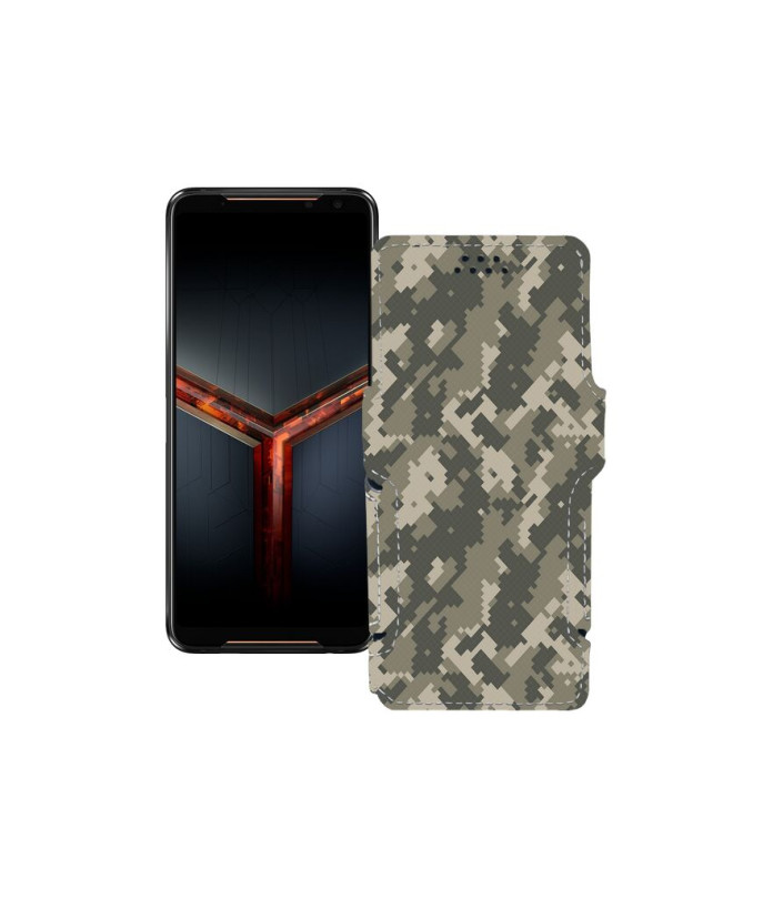 Чохол-книжка з екошкіри для телефону Asus ROG Phone II ZS660KL