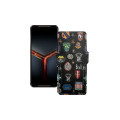 Чохол-книжка з екошкіри для телефону Asus ROG Phone II ZS660KL