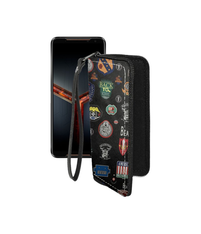 Чохол-гаманець з екошкіри для телефону Asus ROG Phone II ZS660KL