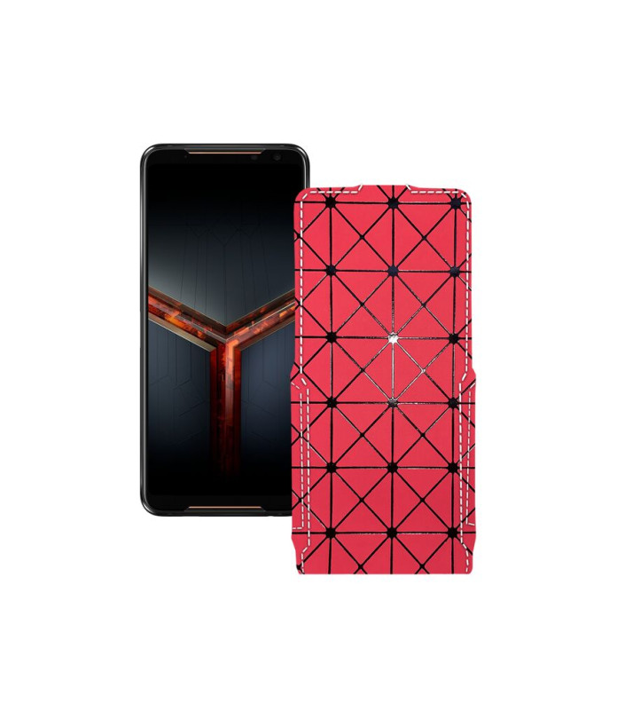 Чохол-флип з екошкіри для телефону Asus ROG Phone II ZS660KL
