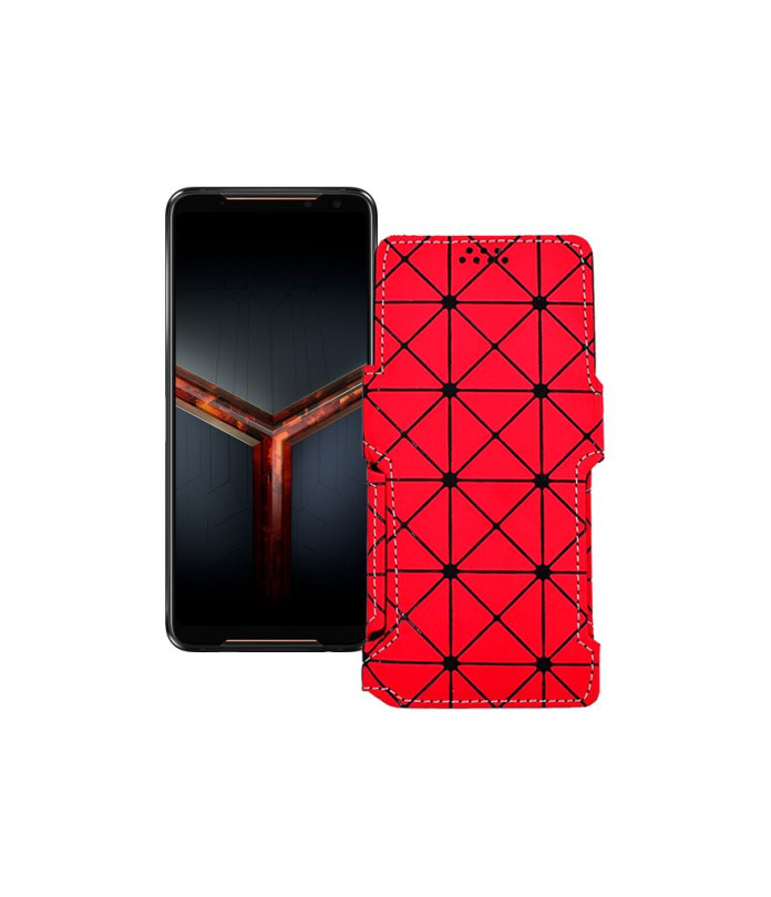 Чохол-книжка з екошкіри для телефону Asus ROG Phone II ZS660KL