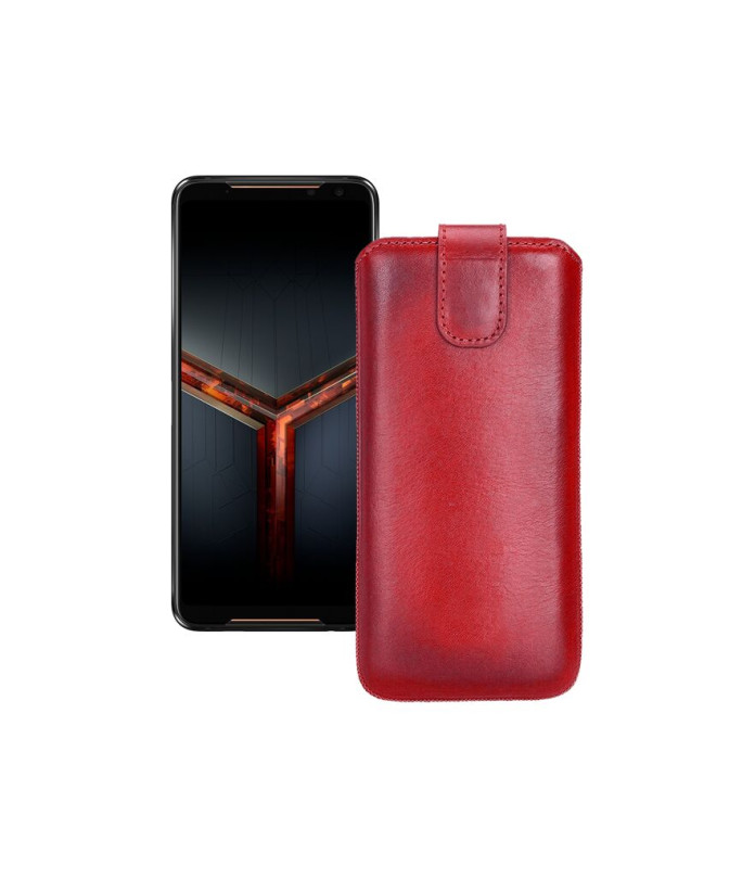 Витяжка з екошкіри для телефону Asus ROG Phone II ZS660KL
