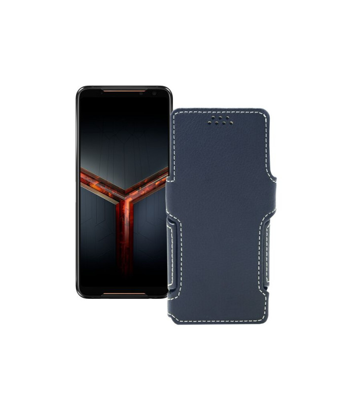 Чохол-книжка з екошкіри для телефону Asus ROG Phone II ZS660KL