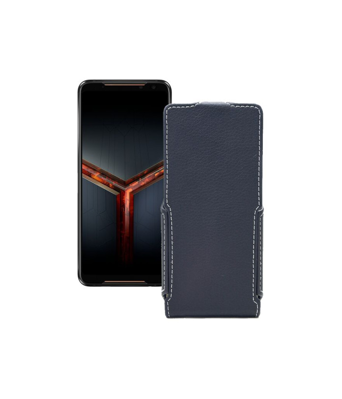 Чохол-флип з екошкіри для телефону Asus ROG Phone II ZS660KL