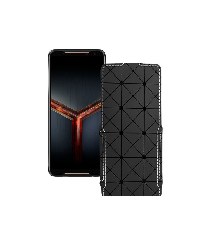 Чохол-флип з екошкіри для телефону Asus ROG Phone II ZS660KL