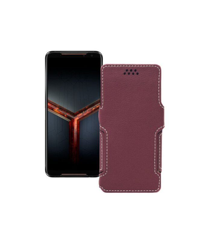 Чохол-книжка з екошкіри для телефону Asus ROG Phone II ZS660KL