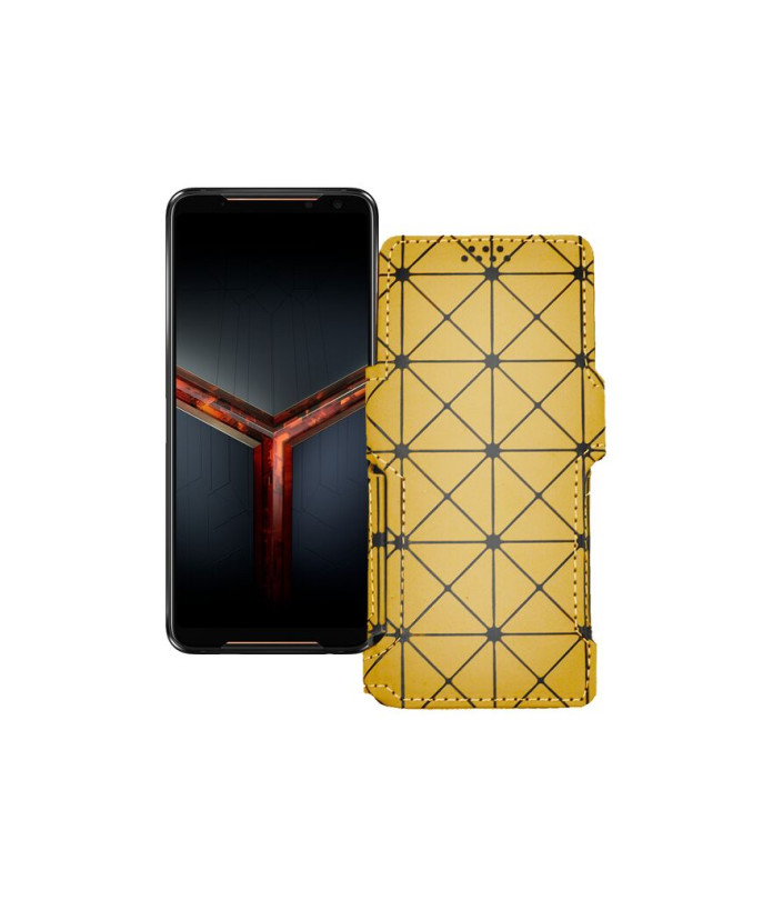 Чохол-книжка з екошкіри для телефону Asus ROG Phone II ZS660KL