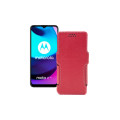 Чохол-книжка з екошкіри для телефону Motorola Moto E20