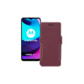 Чохол-книжка з екошкіри для телефону Motorola Moto E20