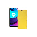 Чохол-книжка з екошкіри для телефону Motorola Moto E20