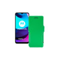 Чохол-книжка з екошкіри для телефону Motorola Moto E20