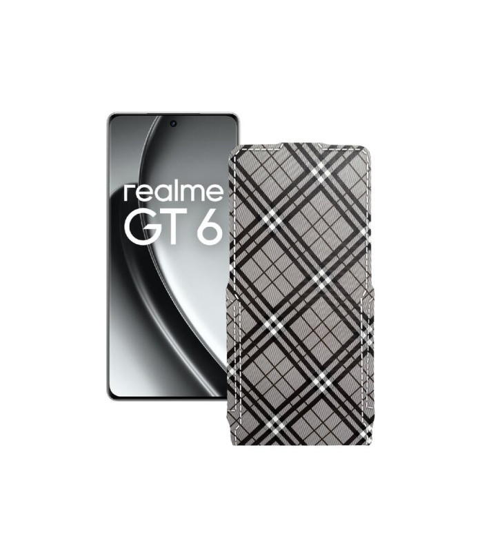 Чохол-флип з екошкіри для телефону Realme GT6