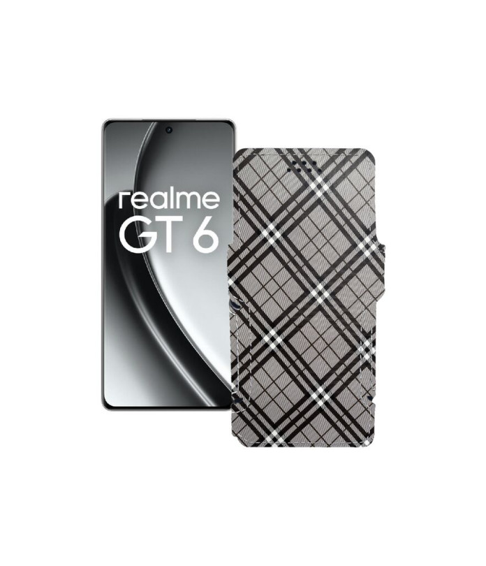 Чохол-книжка з екошкіри для телефону Realme GT6