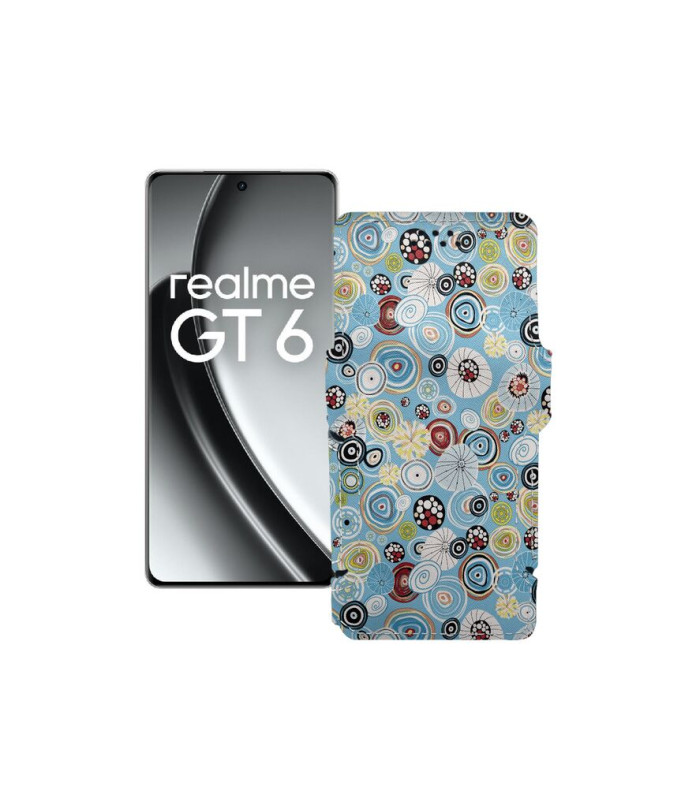 Чохол-книжка з екошкіри для телефону Realme GT6