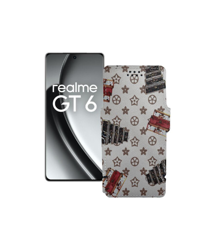 Чохол-книжка з екошкіри для телефону Realme GT6