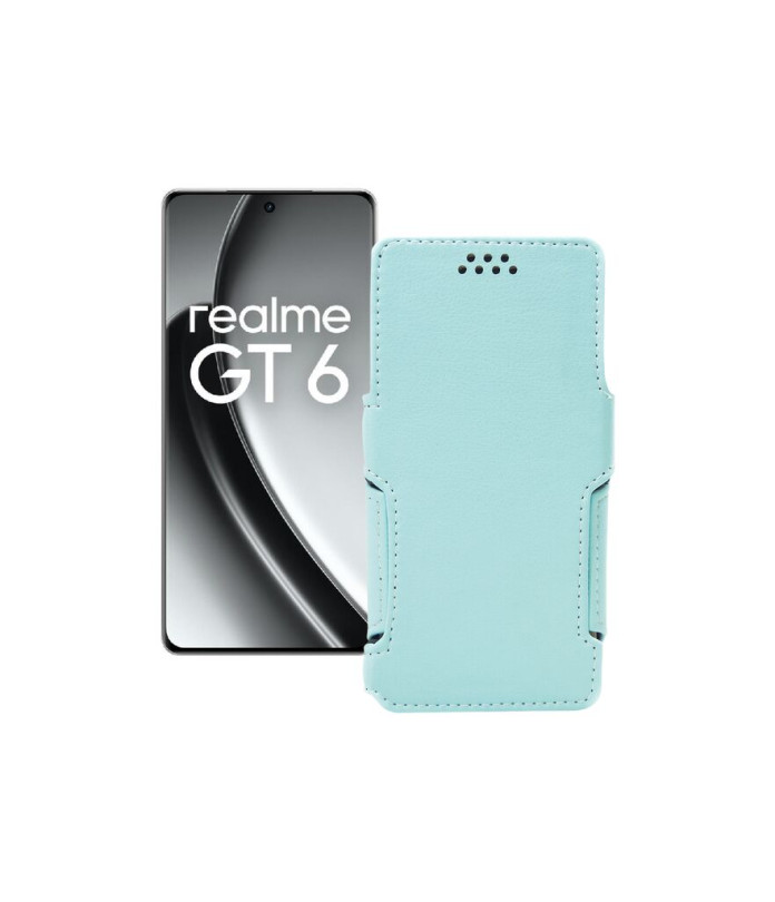 Чохол-книжка з екошкіри для телефону Realme GT6
