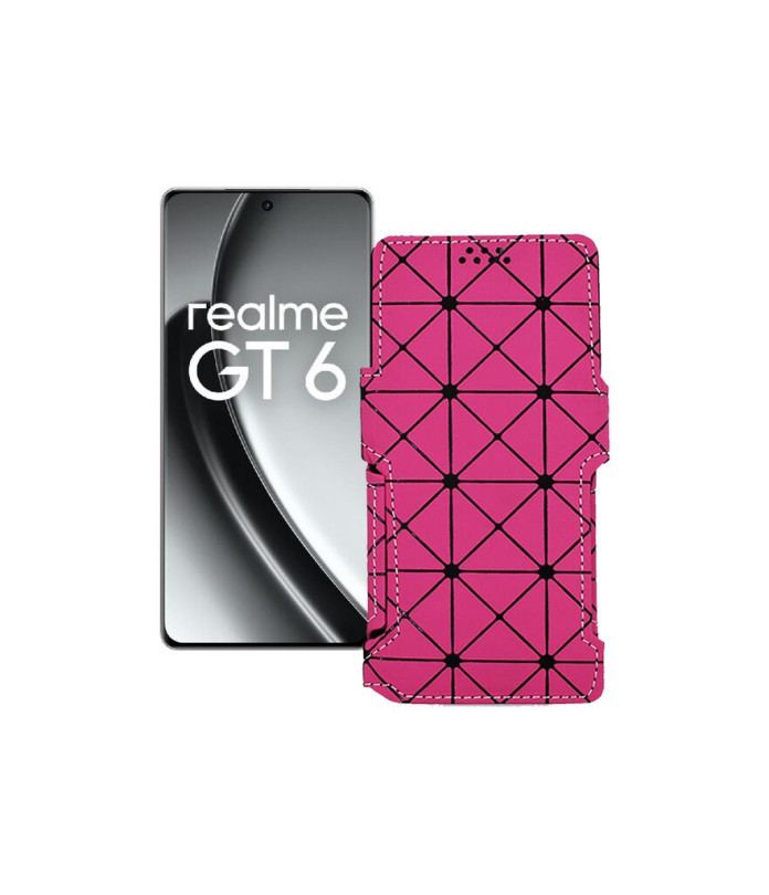 Чохол-книжка з екошкіри для телефону Realme GT6