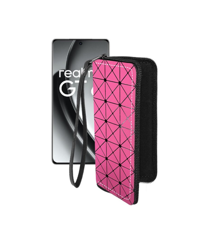 Чохол-гаманець з екошкіри для телефону Realme GT6