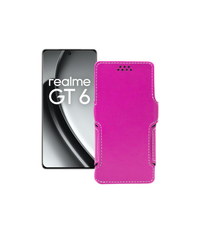 Чохол-книжка з екошкіри для телефону Realme GT6