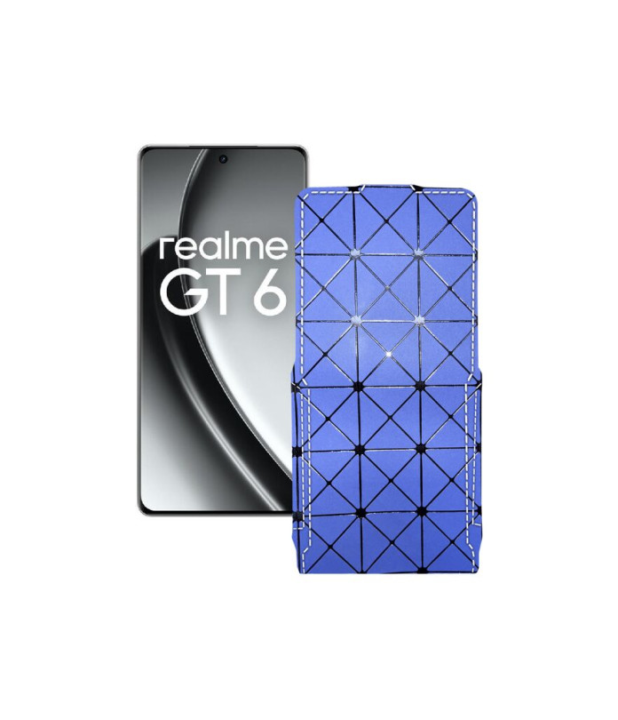 Чохол-флип з екошкіри для телефону Realme GT6