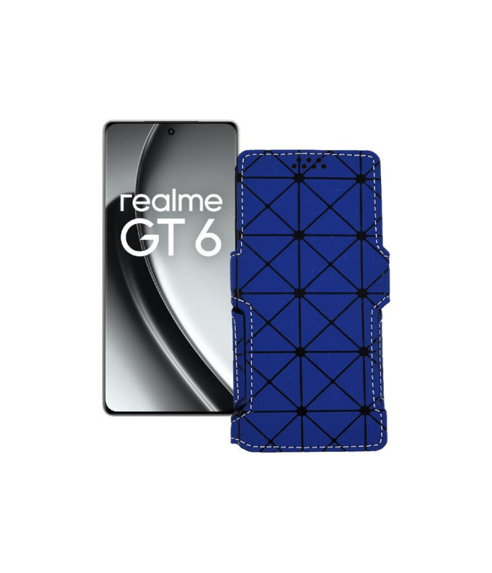 Чохол-книжка з екошкіри для телефону Realme GT6
