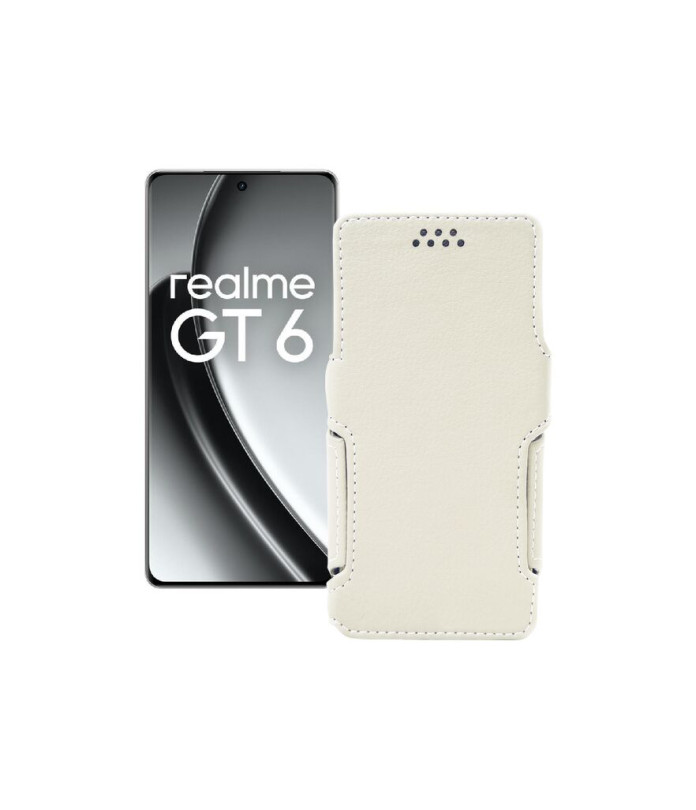 Чохол-книжка з екошкіри для телефону Realme GT6