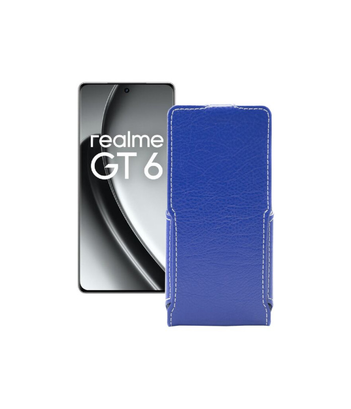 Чохол-флип з екошкіри для телефону Realme GT6