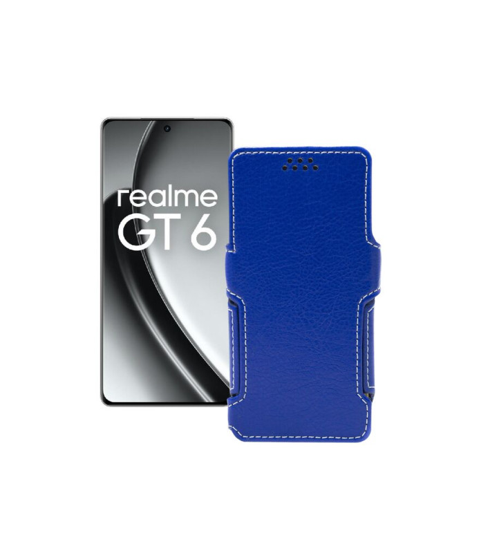 Чохол-книжка з екошкіри для телефону Realme GT6