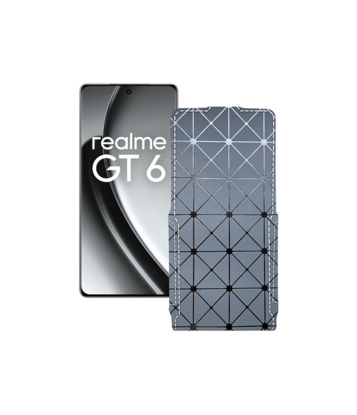 Чохол-флип з екошкіри для телефону Realme GT6