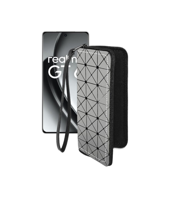 Чохол-гаманець з екошкіри для телефону Realme GT6