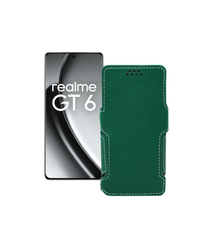 Чохол-книжка з екошкіри для телефону Realme GT6