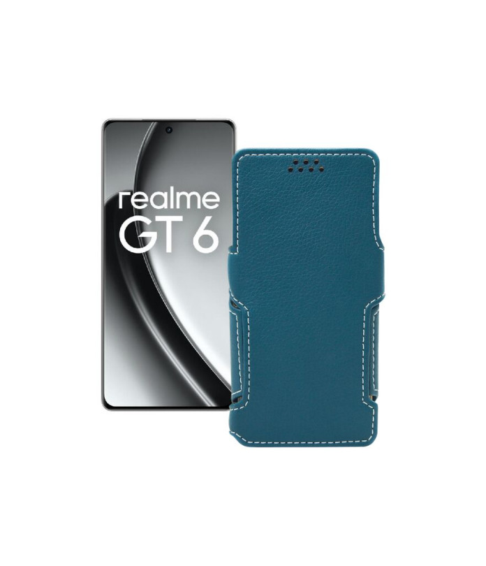 Чохол-книжка з екошкіри для телефону Realme GT6