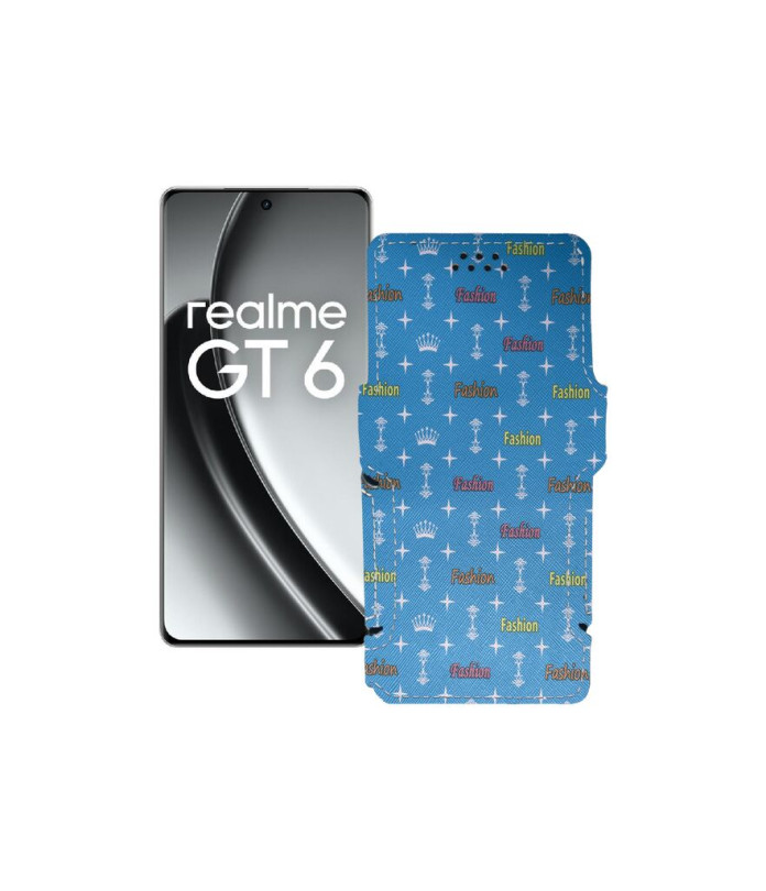 Чохол-книжка з екошкіри для телефону Realme GT6