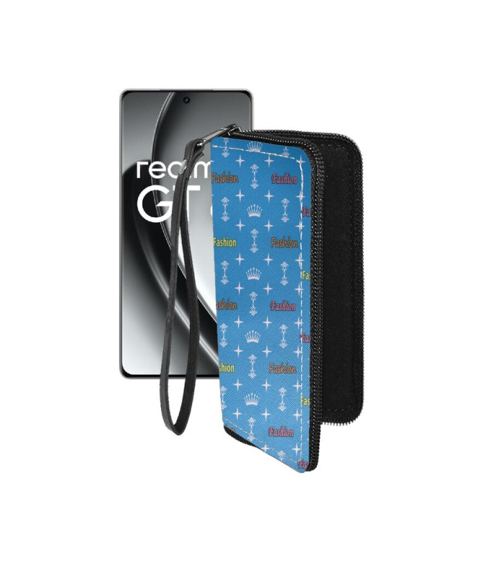 Чохол-гаманець з екошкіри для телефону Realme GT6