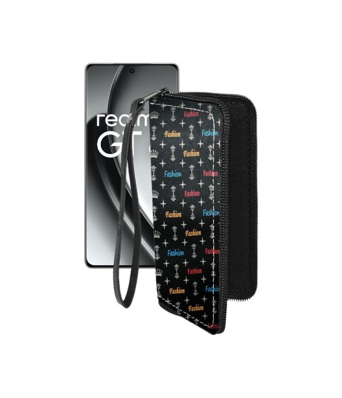 Чохол-гаманець з екошкіри для телефону Realme GT6