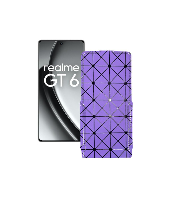 Чохол-флип з екошкіри для телефону Realme GT6