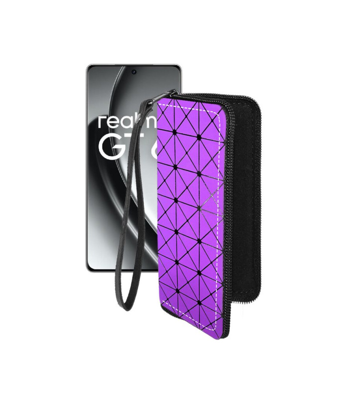 Чохол-гаманець з екошкіри для телефону Realme GT6