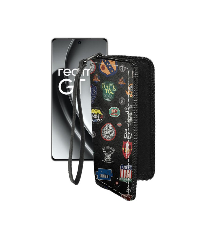 Чохол-гаманець з екошкіри для телефону Realme GT6