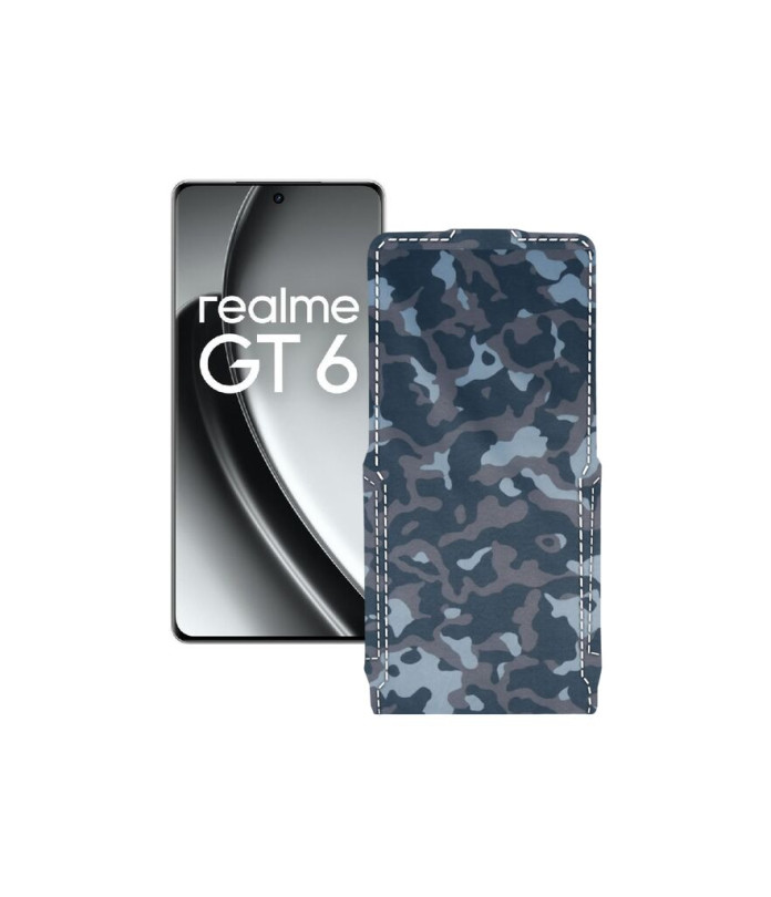 Чохол-флип з екошкіри для телефону Realme GT6