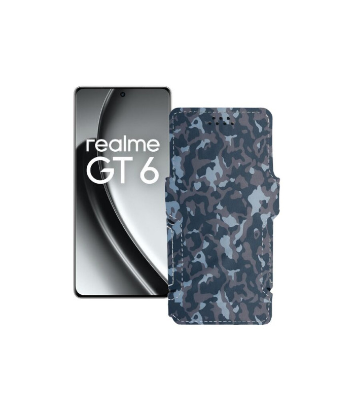 Чохол-книжка з екошкіри для телефону Realme GT6
