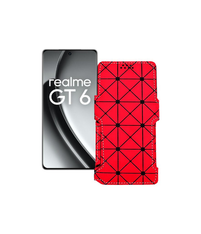 Чохол-книжка з екошкіри для телефону Realme GT6
