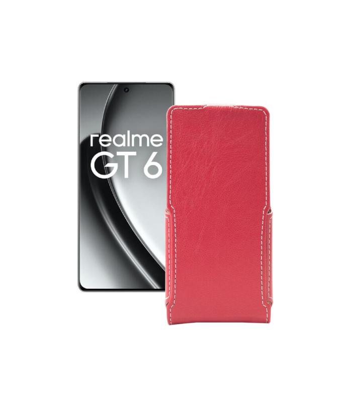 Чохол-флип з екошкіри для телефону Realme GT6