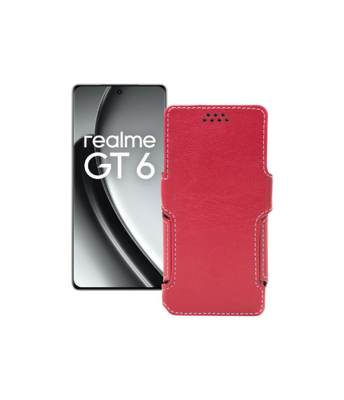 Чохол-книжка з екошкіри для телефону Realme GT6