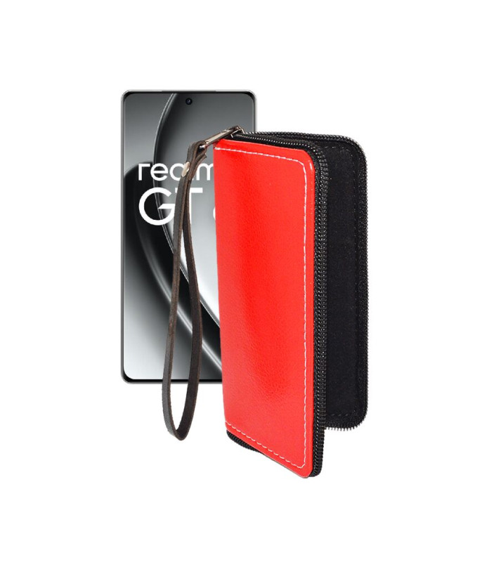 Чохол-гаманець з екошкіри для телефону Realme GT6