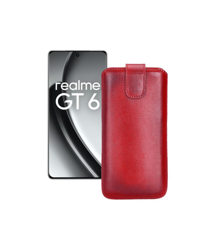 Витяжка зі шкіри для телефону Realme GT6